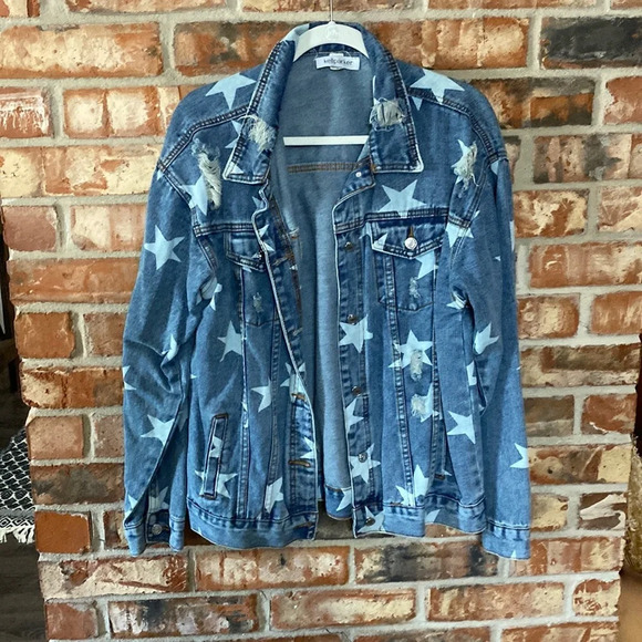 Kellparker star denim jacket - Picture 2 of 12